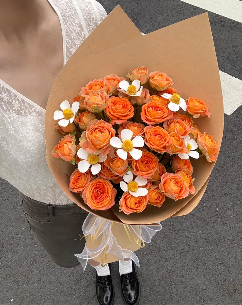橘子汽水花束