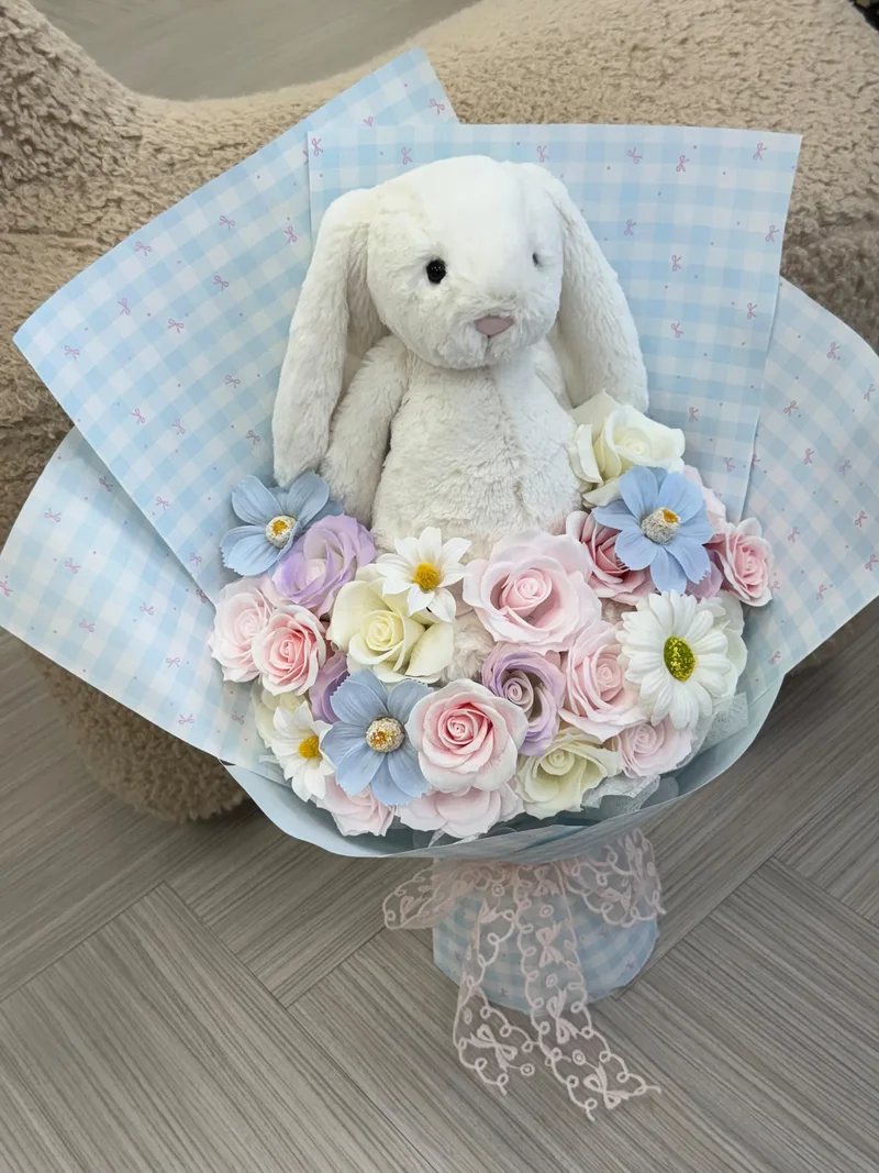 Jellycat白兔藍夢💐