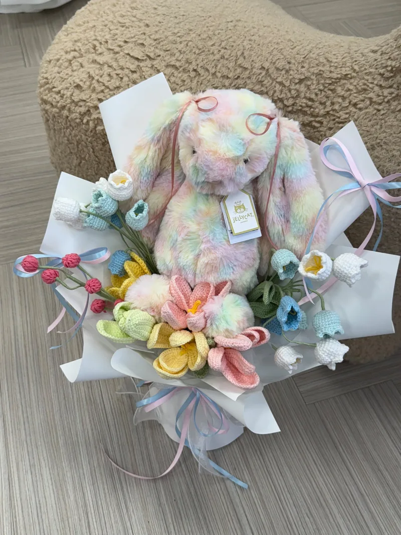 Jellycat甜臉彩虹兔🐰
